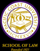 This image logo is used for Pacific Coast University, School Of Law link button
